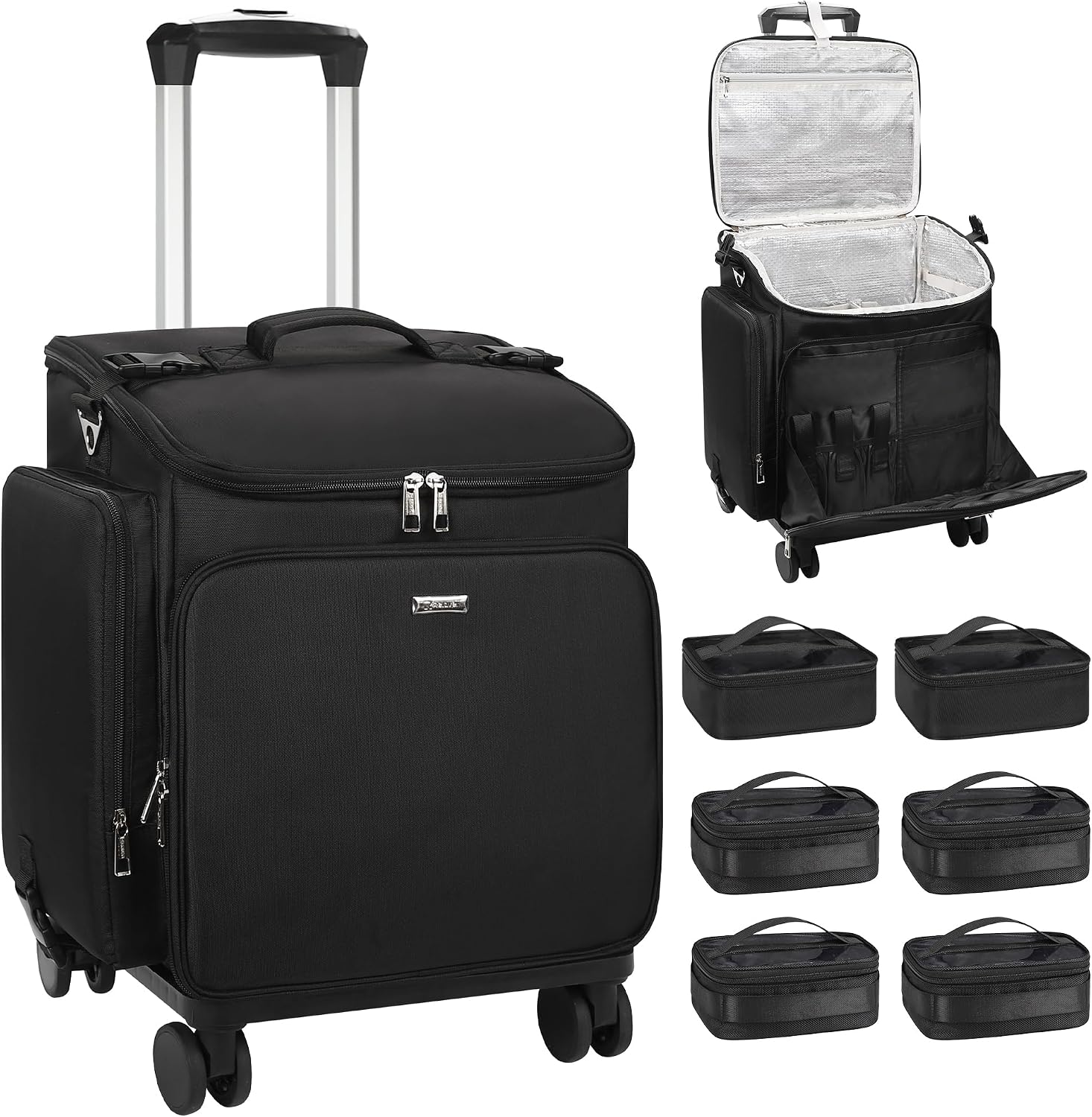 Travel Bags - Valigia Trucco Professionale con Ruote, Borsa