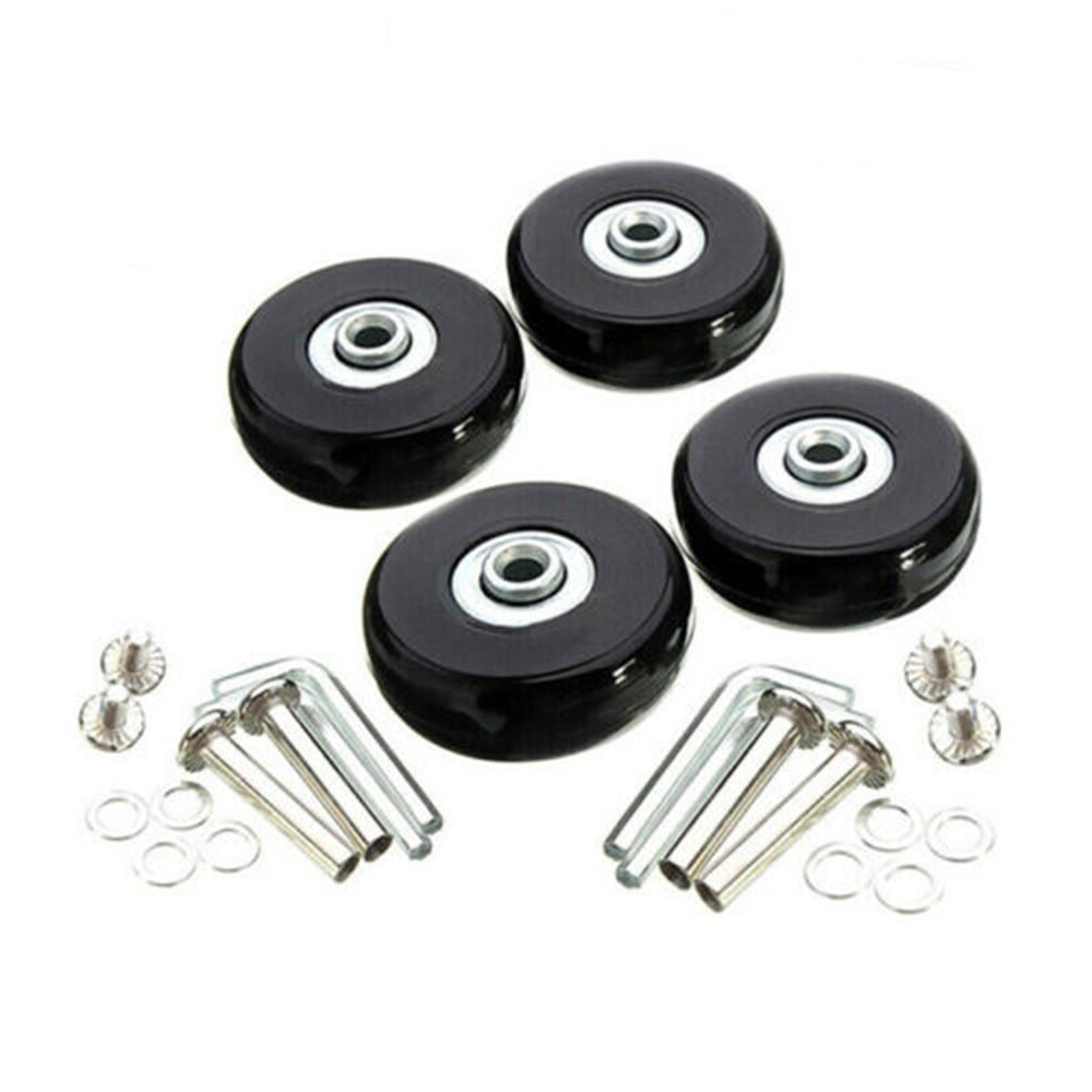 Silent Replacement Luggage Wheels - Kit di Riparazione Ruote per Valigie