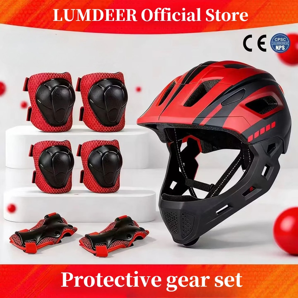 Kids Ride On Suitcase Scooter - Set di Protezioni per Bambini LUMDEER,