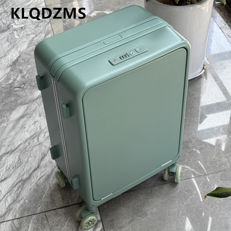 Spinner Wheel Rolling Suitcase 20 Inch - KLQDZMS Valigia da uomo Trolley da