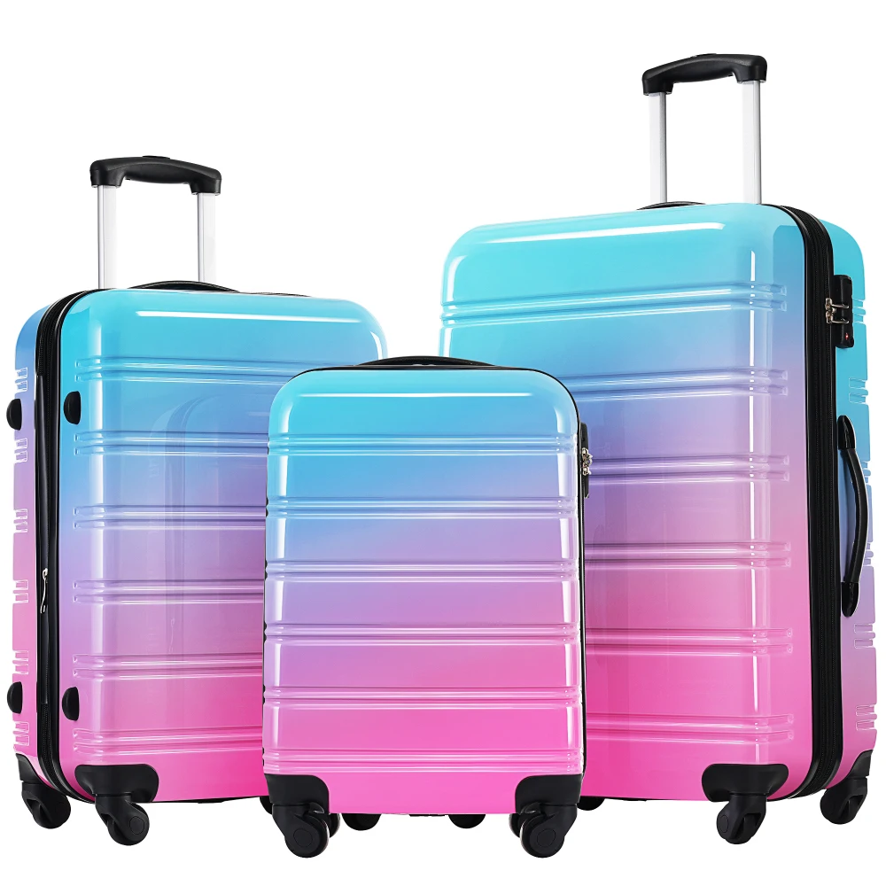 Expandable Hard Shell Luggage Set - Set di Valigie Rigide 3 Pezzi