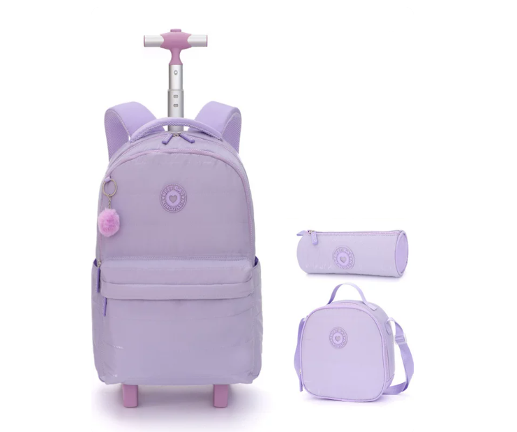 Foldable Rolling Luggage Bag - Zaino con ruote da 18 pollici
