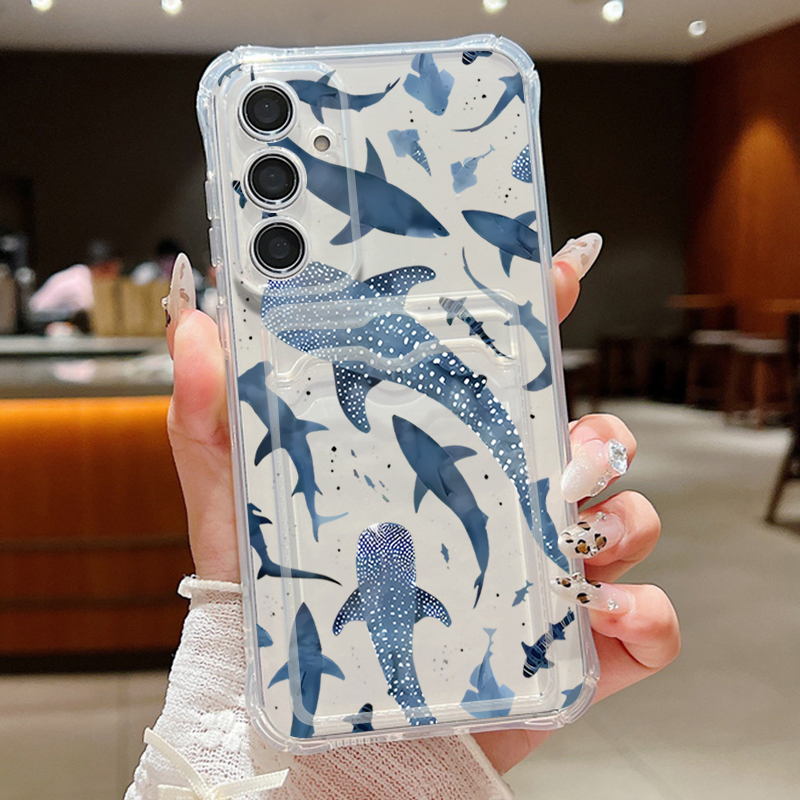 Wallets - Custodia per telefono Ocean Shark Whale