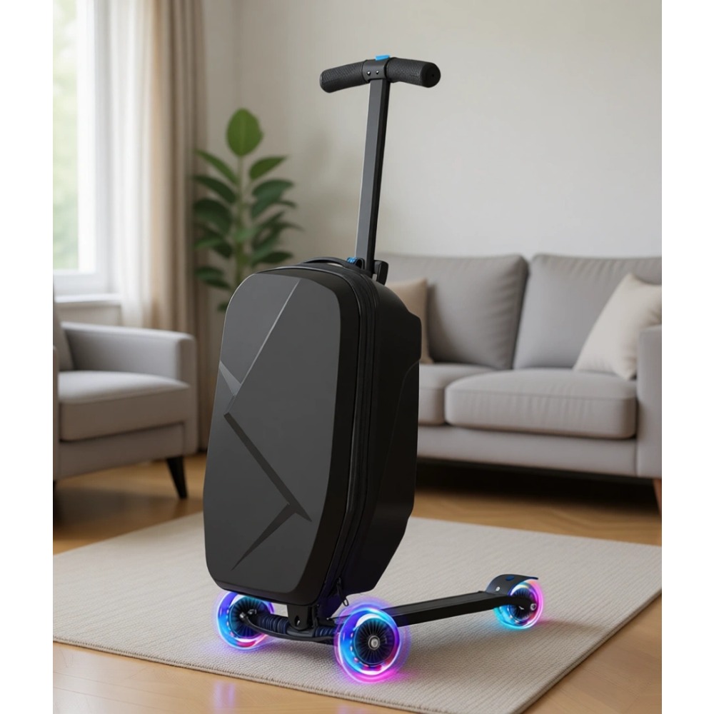 Kids Ride On Suitcase Scooter - Valigia Monopattino per Bambini: Trolley Cavalcabile