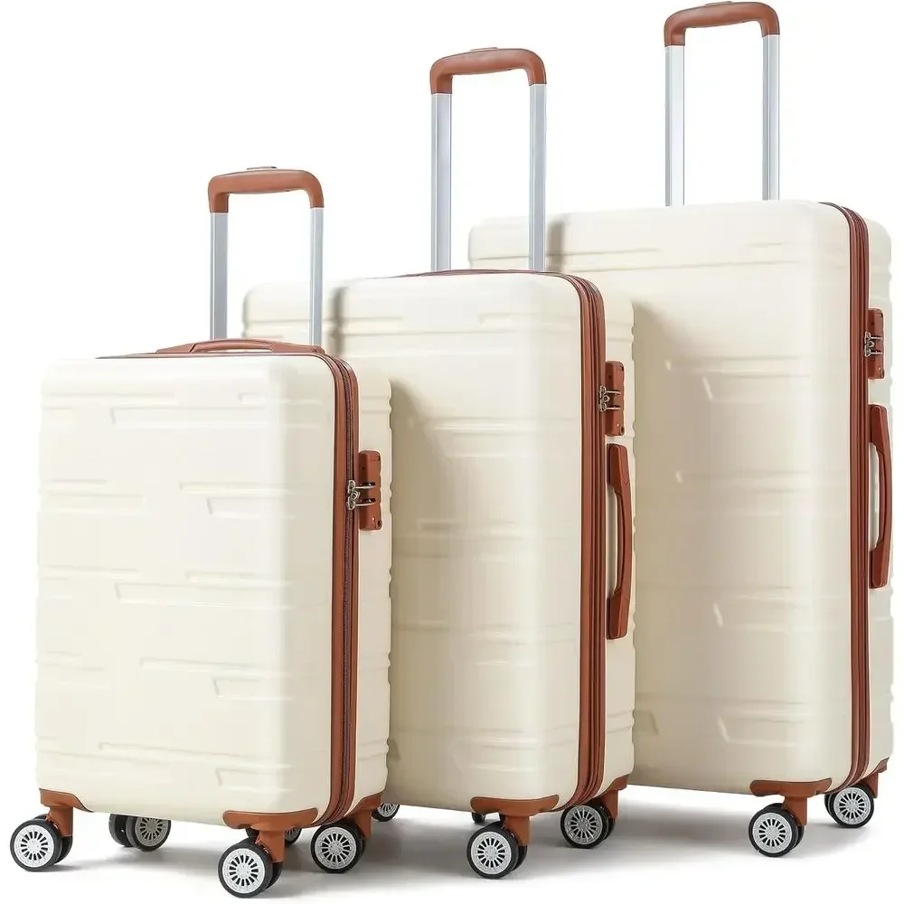 Expandable Hard Shell Luggage Set - Set di Valigie Rigide Espandibili a