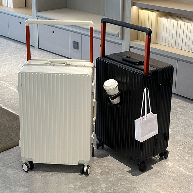 Aluminum Frame Carry On Luggage - Nuova valigia con manico largo su