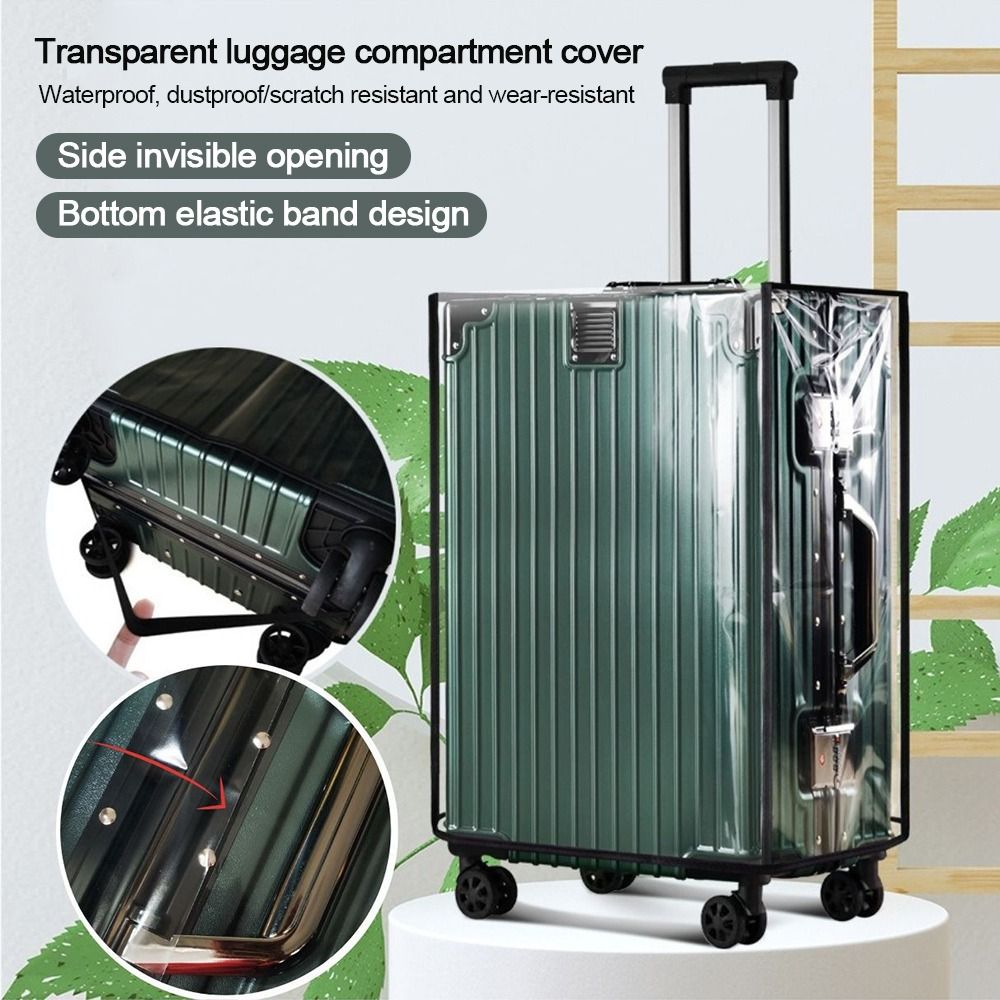 Waterproof Suitcase Cover Protector - Copertura Protettiva per Valigie Completamente Trasparente