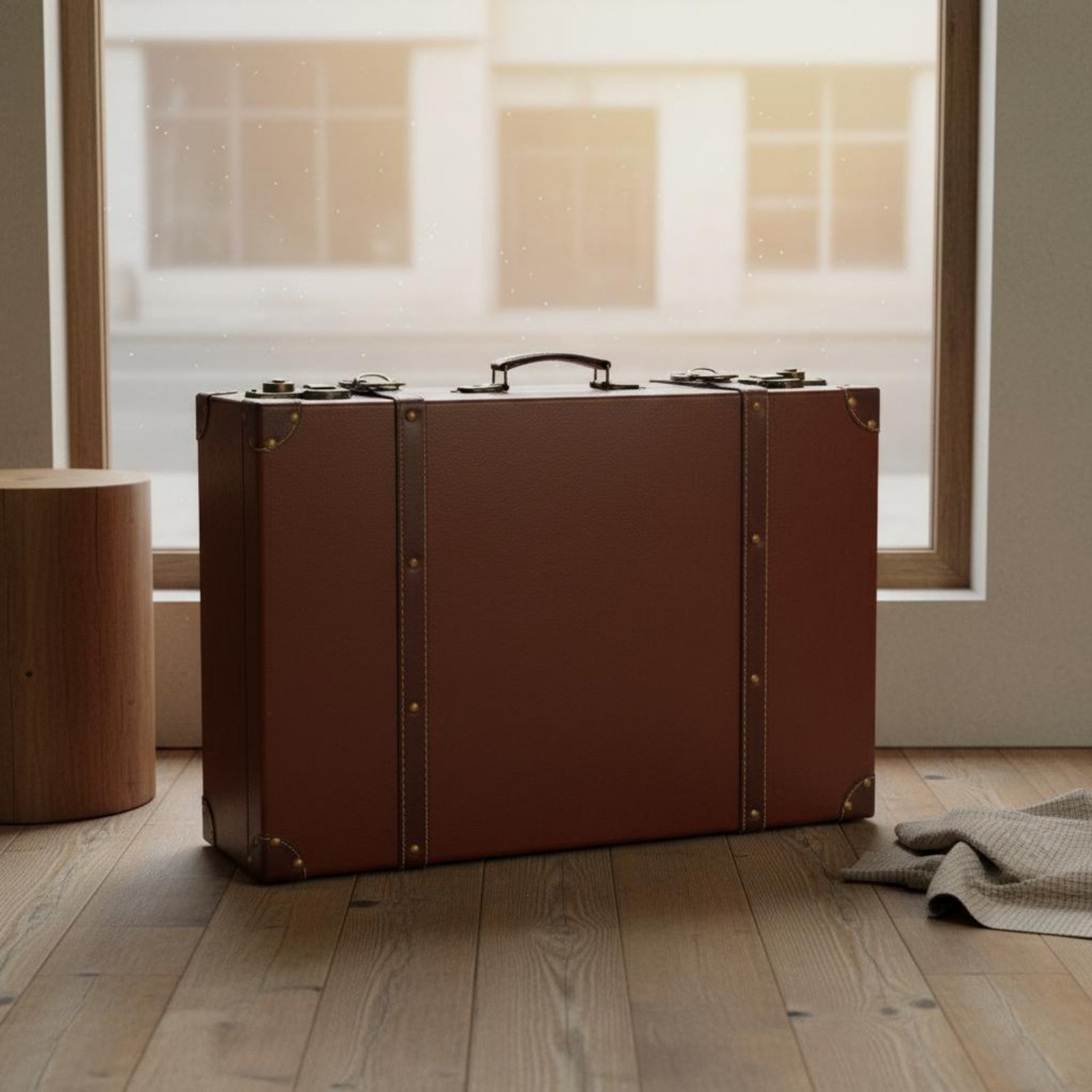 Retro Vintage Trunk Suitcase - Set di 3 Valigie Vintage in