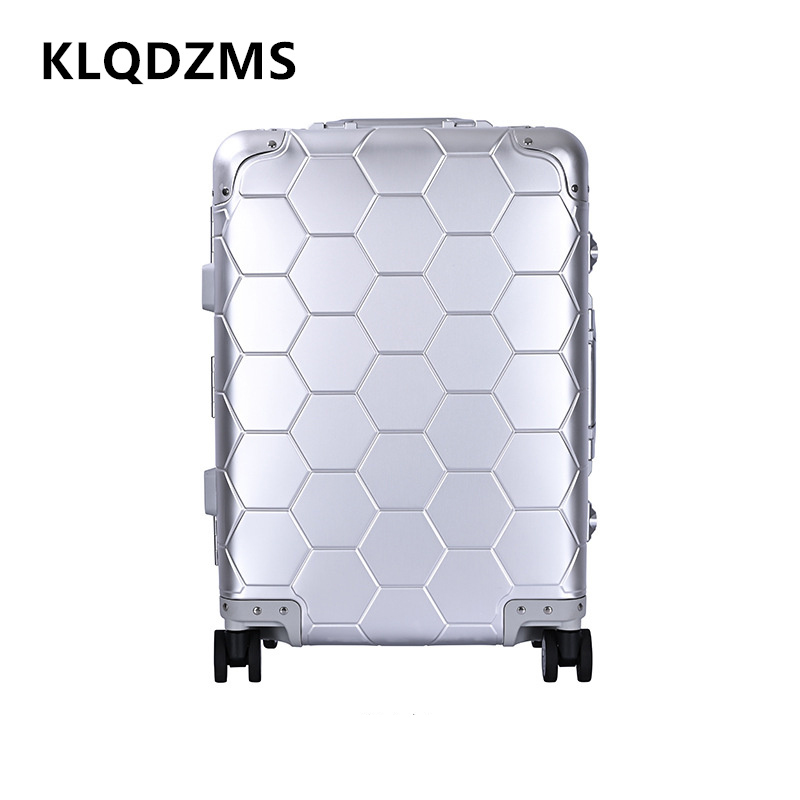 Spinner Wheel Rolling Suitcase 20 Inch - KLQDZMS Valigia da cabina Tutta in