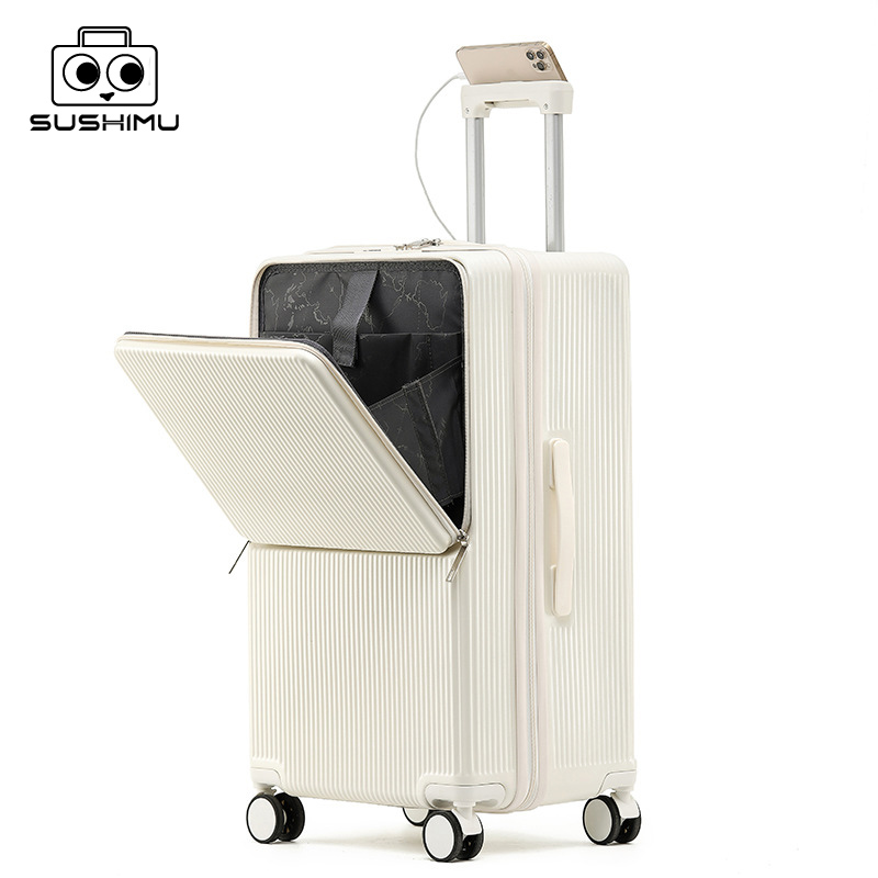 Aluminum Frame Carry On Luggage - Suhimu Valigia Manico largo Valigia da