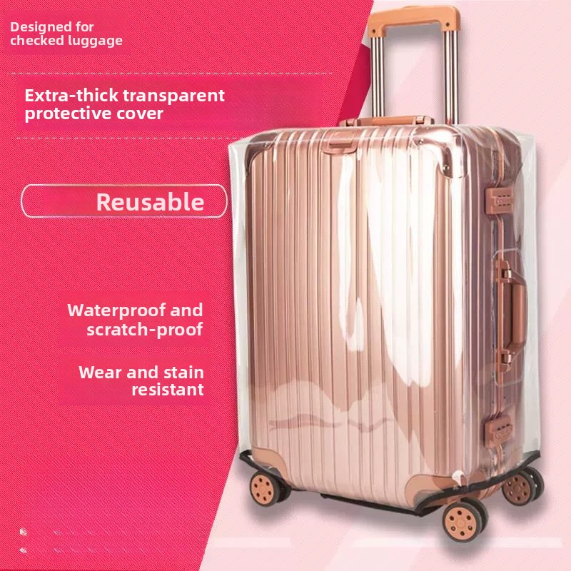 Luggage Protective Cover Transparent - Copertura Protettiva Rinforzata per Bagagli Trasparente