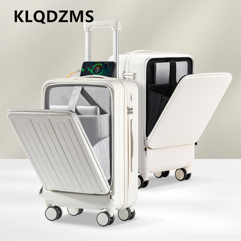 Front Opening Laptop Luggage 24 Inch - KLQDZMS Valigia da 20 Pollici con