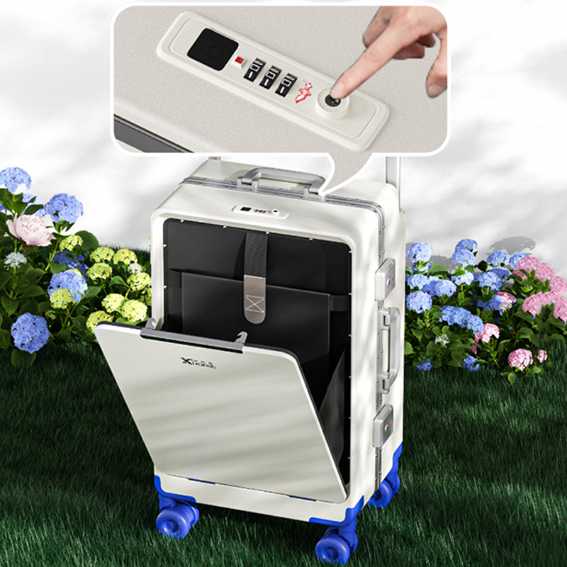 Bagaglio con apertura frontale - Aluminum Frame Carry On Luggage recensione e prezzo