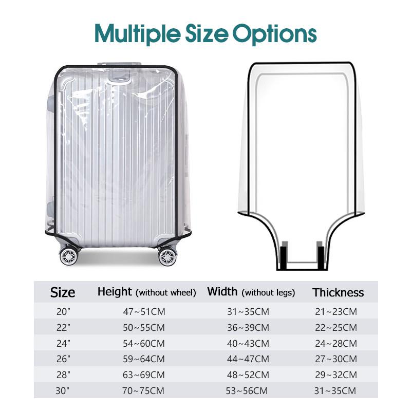 Copertura trasparente per baga - Luggage Protective Cover Transparent recensione e prezzo