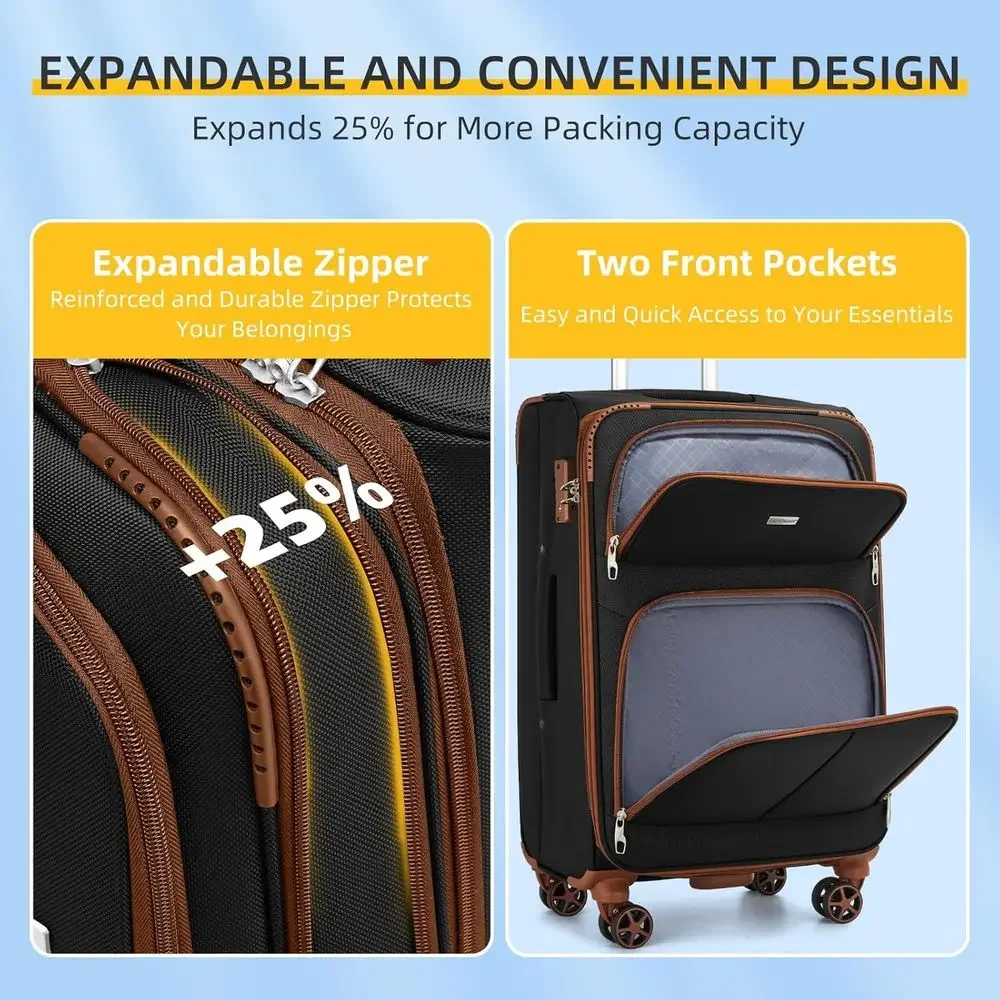 Set di 5 Valigie Espandibili c - Expandable Hard Shell Luggage Set recensione e prezzo