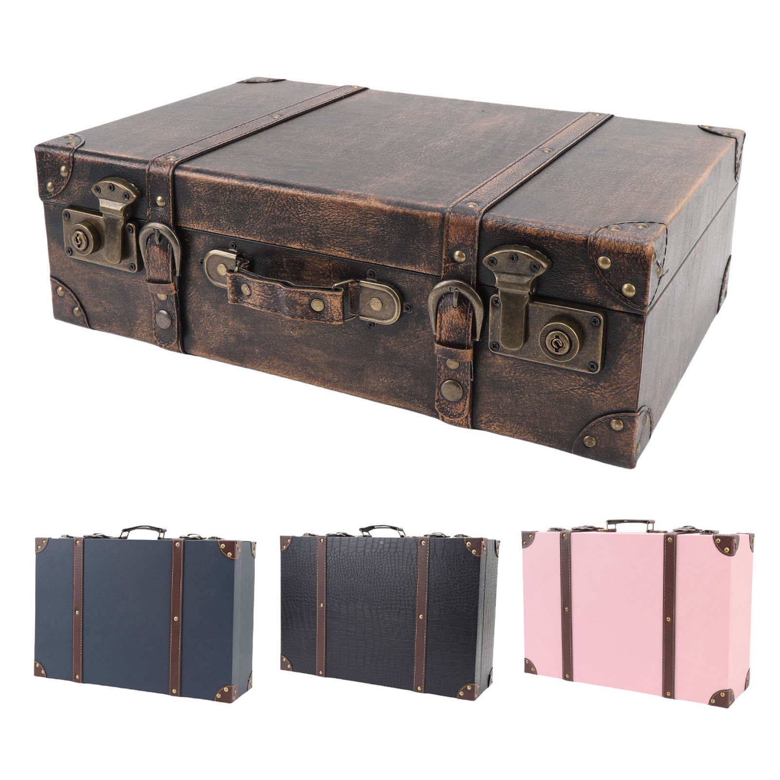 Valigia Vintage Decorativa Sti - Retro Vintage Trunk Suitcase recensione e prezzo