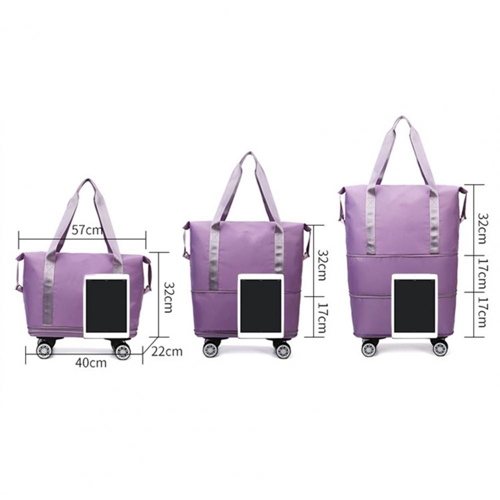Borsa da viaggio espandibile c - Foldable Rolling Luggage Bag recensione e prezzo