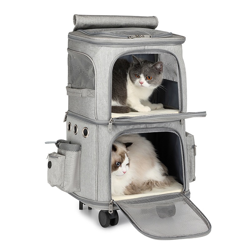 Trasportino per Animali Domest - Foldable Rolling Luggage Bag recensione e prezzo