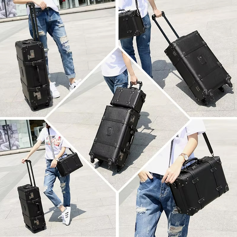 Nuovo Retro Trolley Spinner Va - Retro Vintage Trunk Suitcase recensione e prezzo