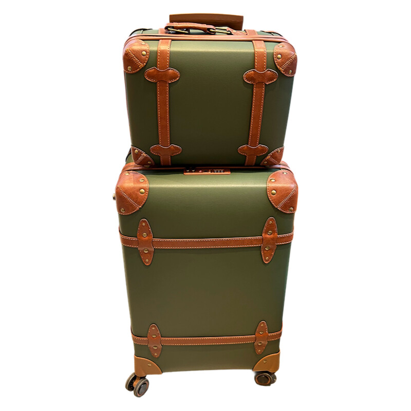 Valigia vintage in pelle PU pe - Retro Vintage Trunk Suitcase recensione e prezzo
