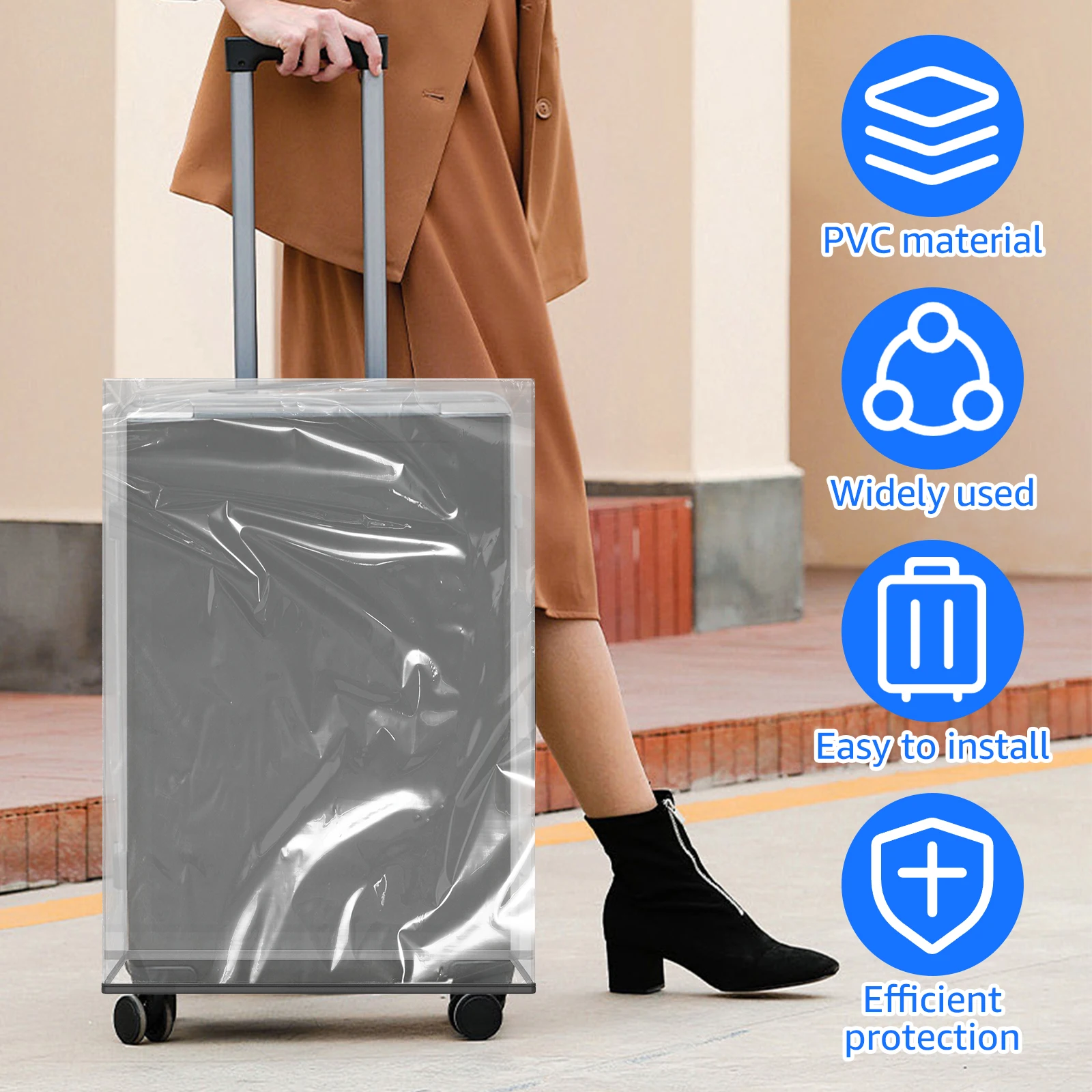 Set di 3 Coperture Protettive  - Luggage Protective Cover Transparent recensione e prezzo
