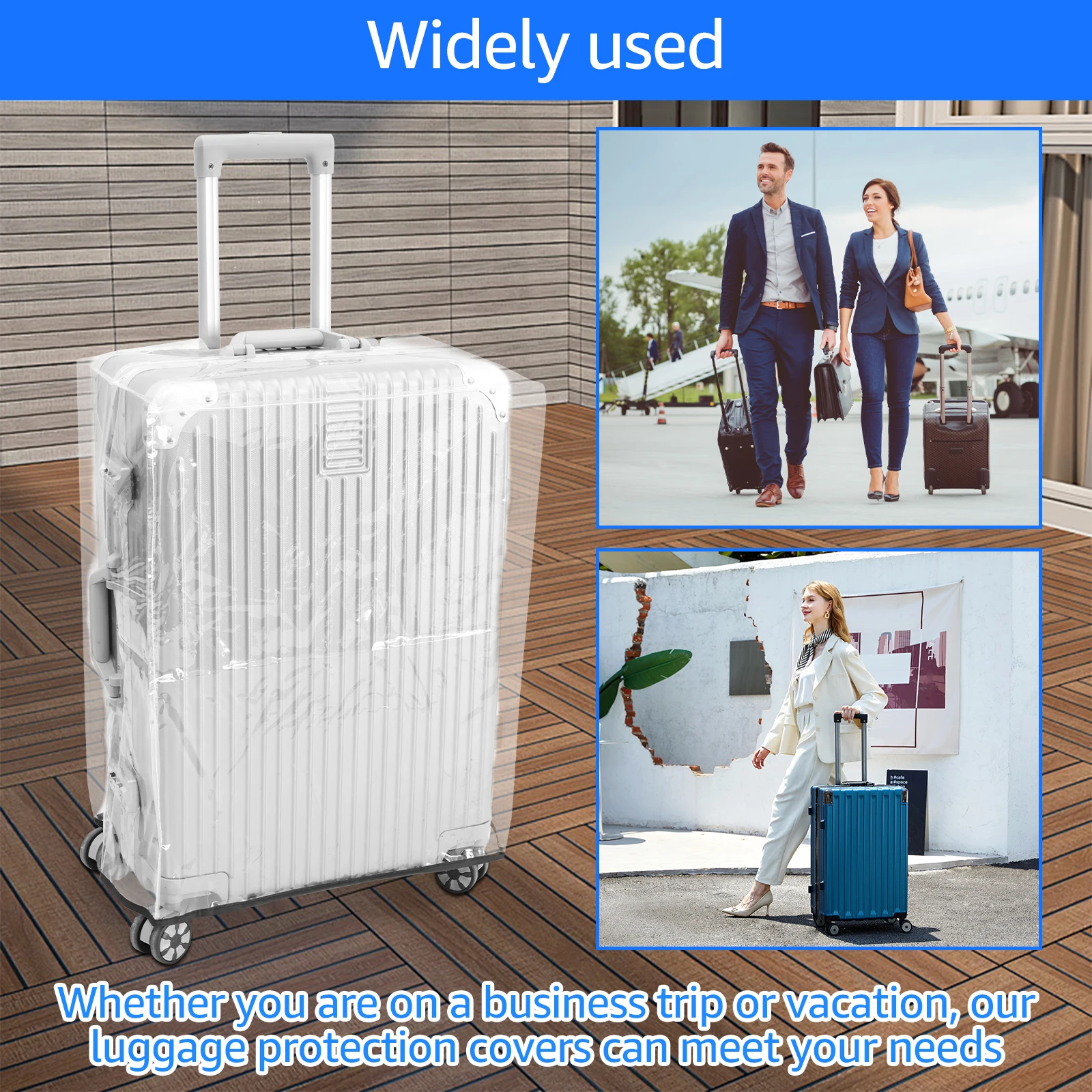 Set di 3 Coperture Protettive  - Luggage Protective Cover Transparent recensione e prezzo