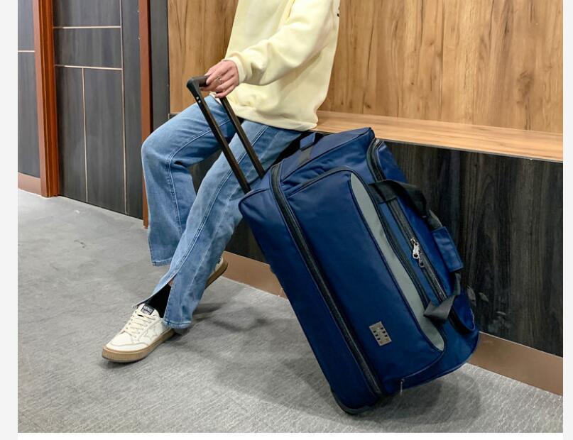 Borsa da viaggio da uomo da 22 - Foldable Rolling Luggage Bag recensione e prezzo