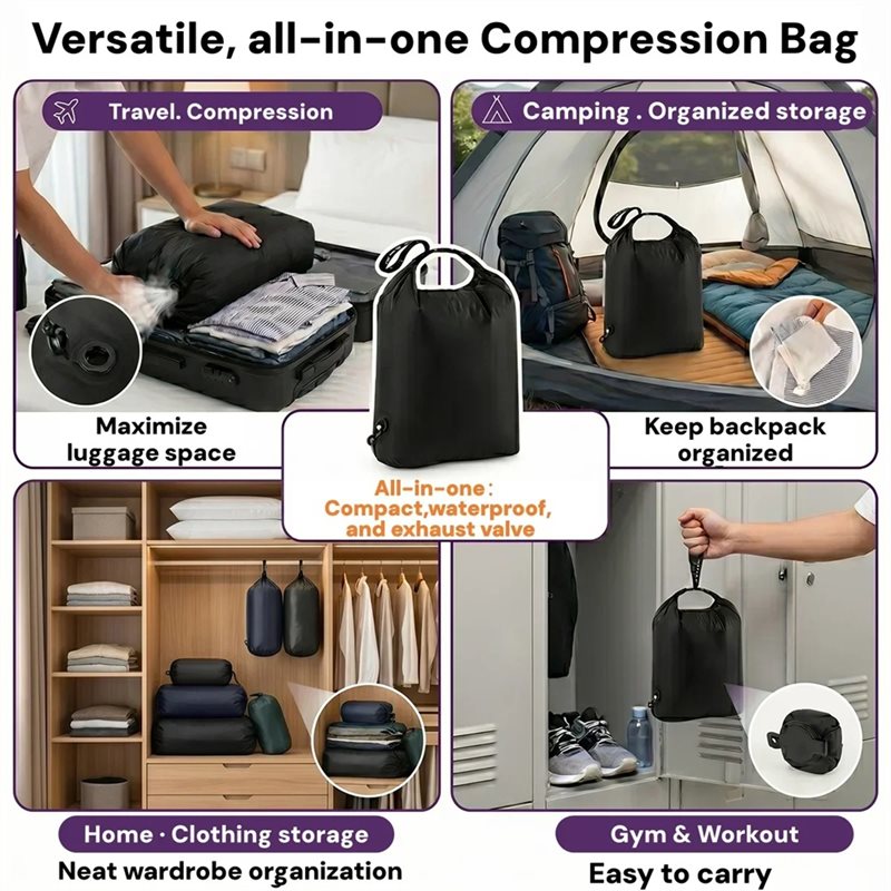 EYFL-24L Sacchetto di Compress - Foldable Rolling Luggage Bag recensione e prezzo