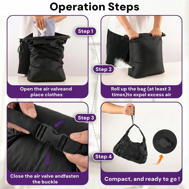 EYFL-24L Sacchetto di Compress - Foldable Rolling Luggage Bag recensione e prezzo