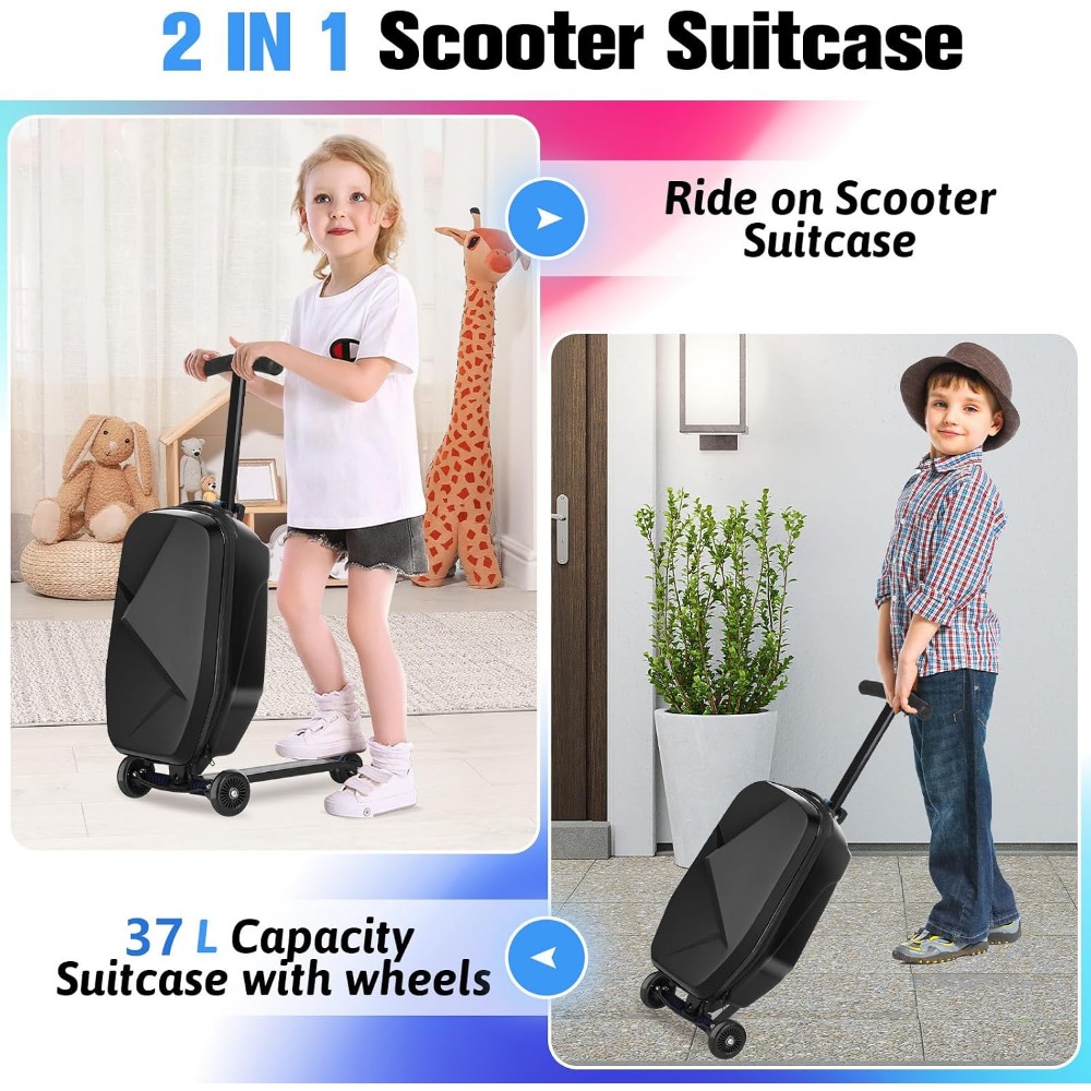 Valigia Monopattino per Bambin - Kids Ride On Suitcase Scooter recensione e prezzo