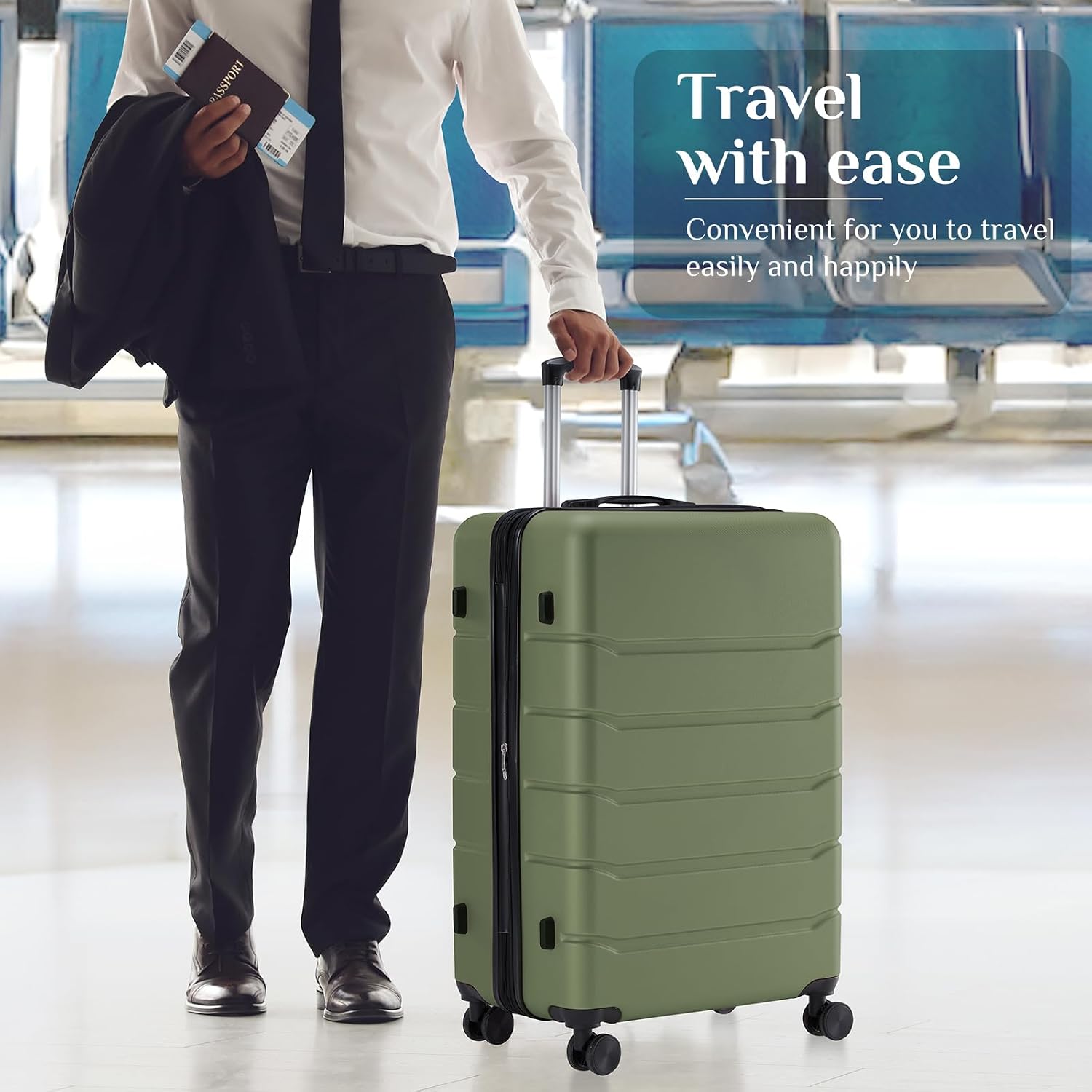 Valigia da cabina da 28 pollic - Expandable Hard Shell Luggage Set recensione e prezzo
