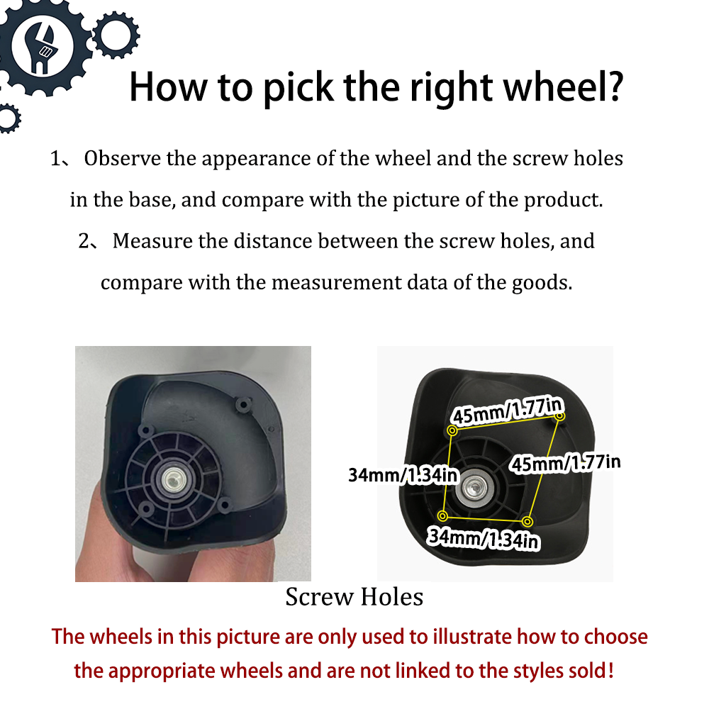 Kit di Sostituzione per Ruote  - Silent Replacement Luggage Wheels recensione e prezzo
