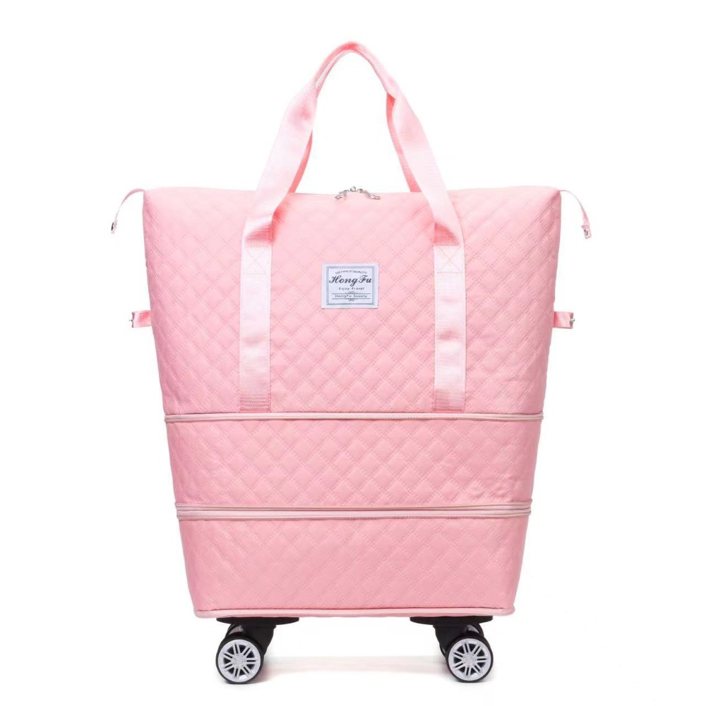 Nuovo borsone in tessuto Oxfor - Foldable Rolling Luggage Bag recensione e prezzo
