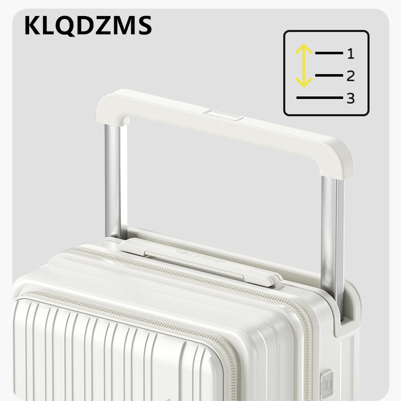 Valigia Elettrica KLQDZMS con  - Front Opening Laptop Luggage 24 Inch recensione e prezzo