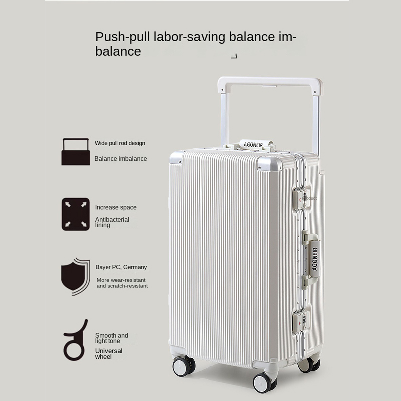 Valigia da viaggio con manigli - Aluminum Frame Carry On Luggage recensione e prezzo