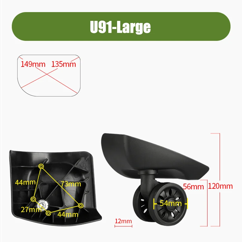 Per il kit di sostituzione del - Silent Replacement Luggage Wheels recensione e prezzo