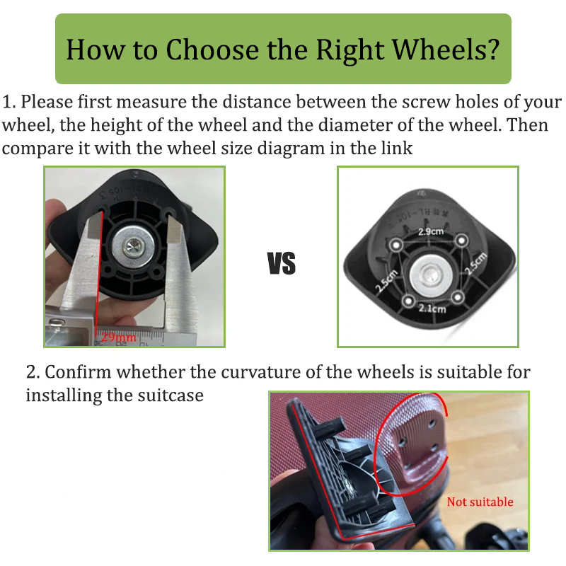 Per il kit di sostituzione del - Silent Replacement Luggage Wheels recensione e prezzo