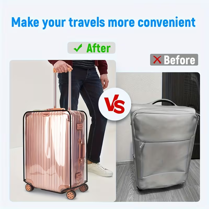 Copertura per bagagli traspare - Luggage Protective Cover Transparent recensione e prezzo