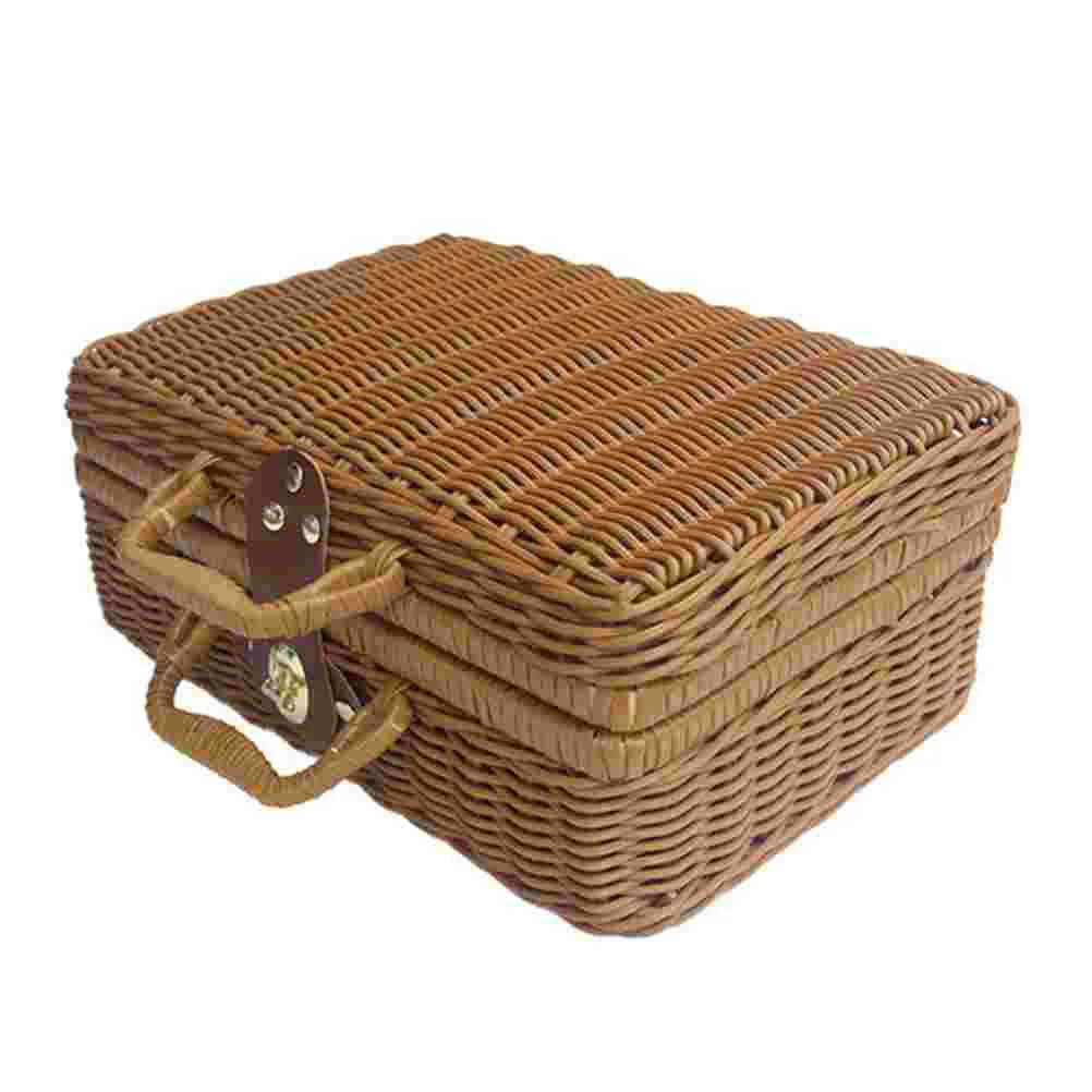 Cestino in Rattan valigia in v - Retro Vintage Trunk Suitcase recensione e prezzo