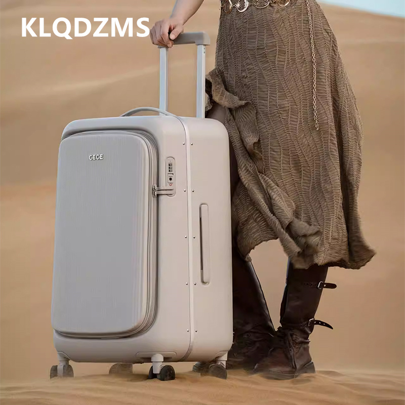 KLQDZMS Valigia da Viaggio 24- - Aluminum Frame Carry On Luggage recensione e prezzo