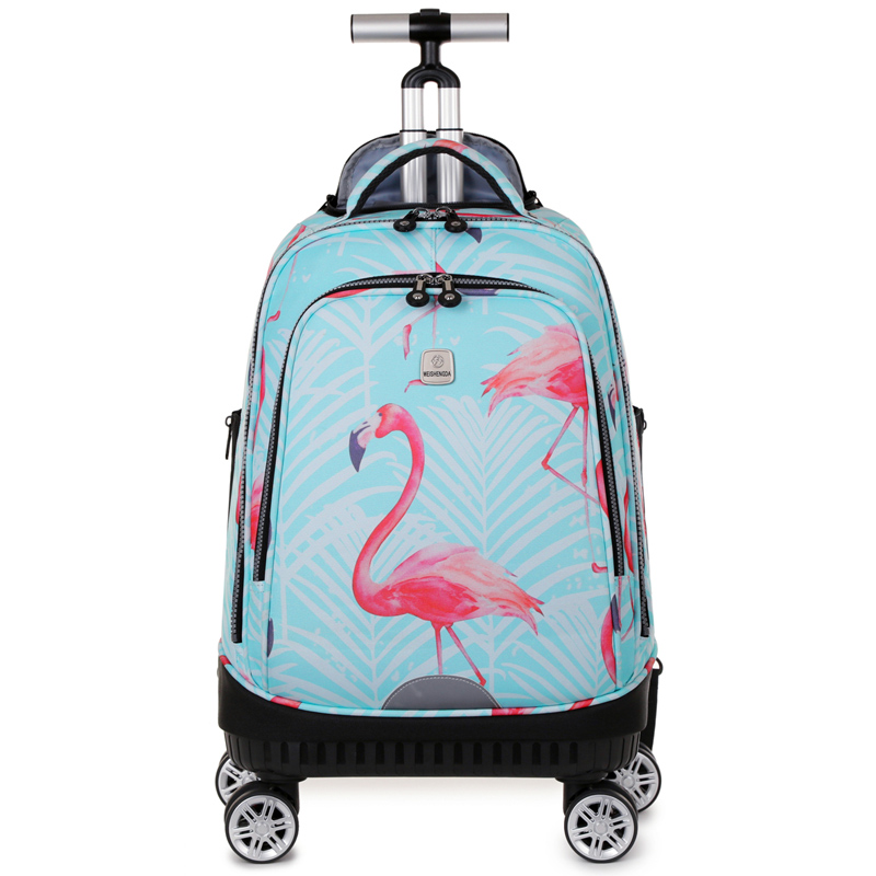 Zaino con ruote con ruote gire - Foldable Rolling Luggage Bag recensione e prezzo