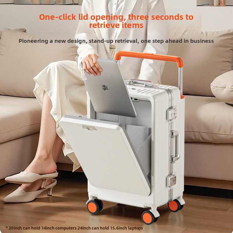 Valigia da viaggio con telaio  - Front Opening Laptop Luggage 24 Inch recensione e prezzo