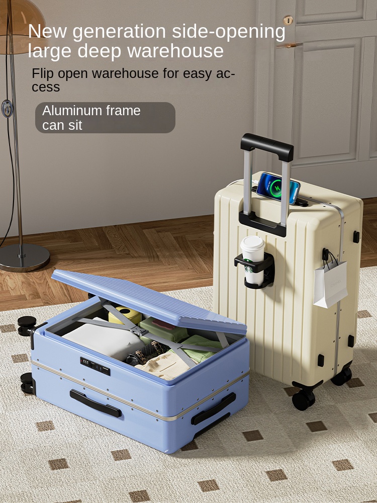 Bagaglio con apertura laterale - Aluminum Frame Carry On Luggage recensione e prezzo