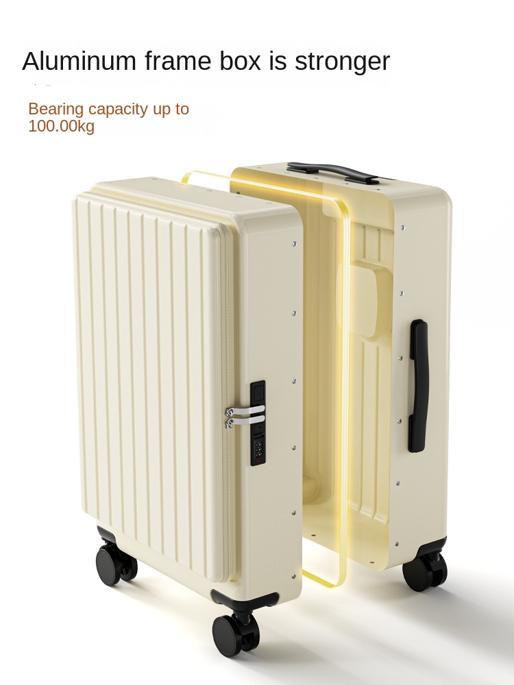 Bagaglio con apertura laterale - Aluminum Frame Carry On Luggage recensione e prezzo