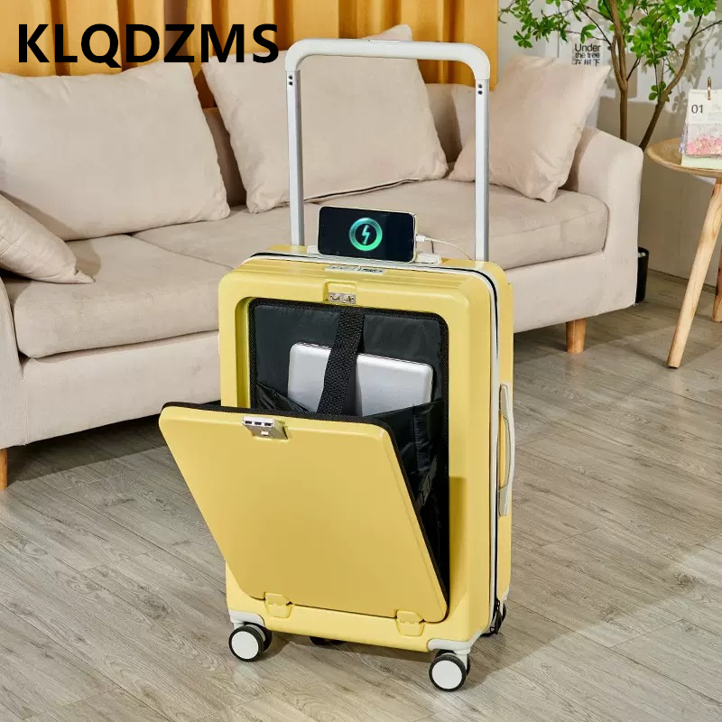 KLQDZMS Valigia di alta qualit - Front Opening Laptop Luggage 24 Inch recensione e prezzo
